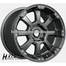 HRTC chrome wire wheel 17*9.0 inch black covers mag wheel rim